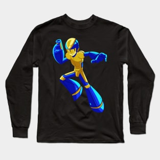 Bad box art Megaman Long Sleeve T-Shirt